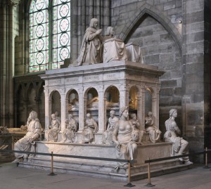 Tombeau de Louis XII et Anne de Bretagne - Basilique Saint-Denis - France